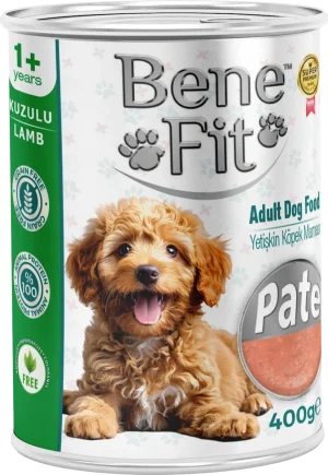BeneFit Yetişkin Köpek Konservesi Kuzulu – Pate