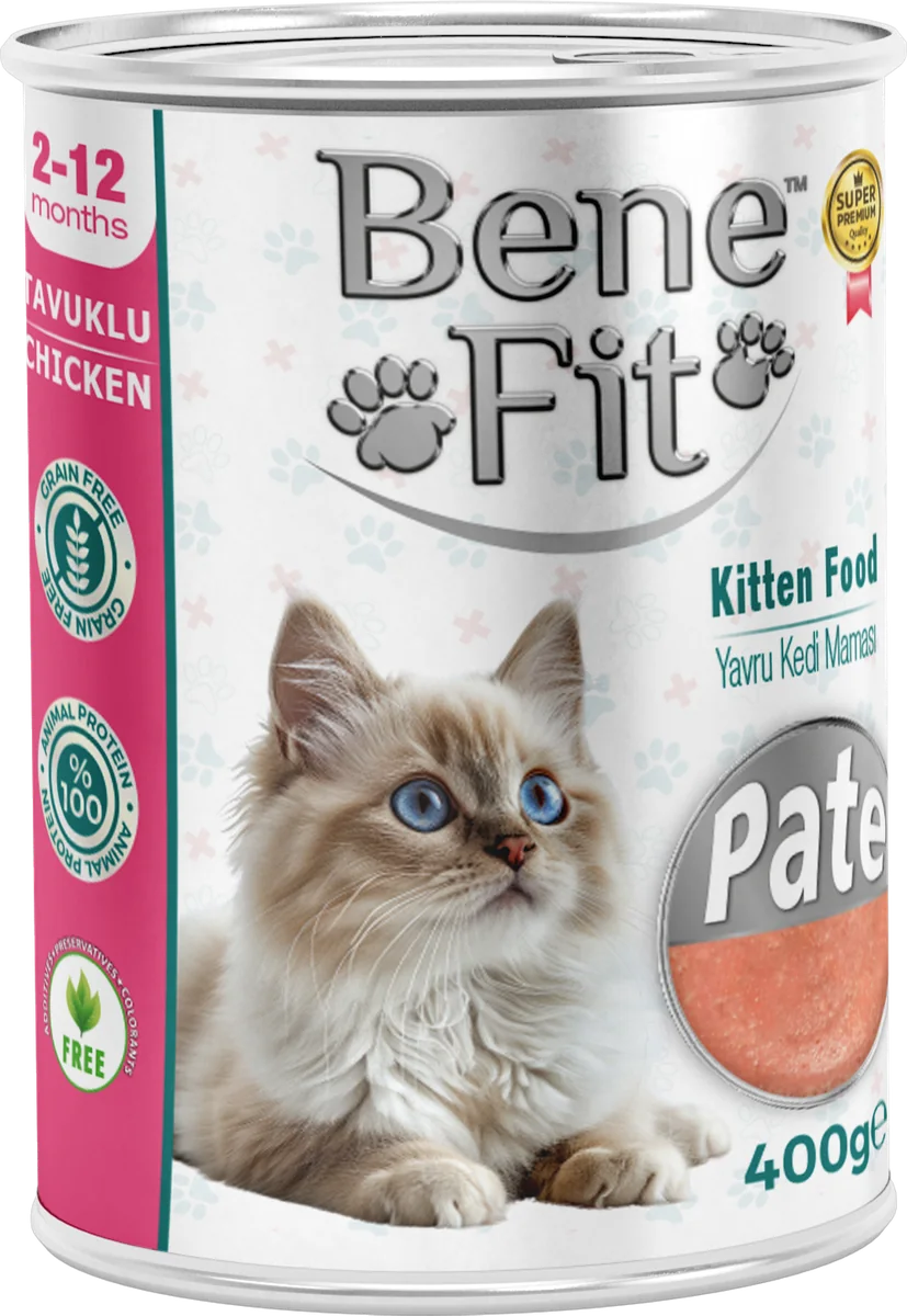 BeneFit Yavru Kedi Konservesi Tavuklu – Pate
