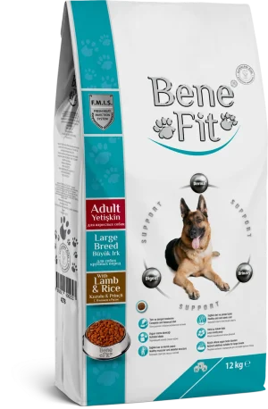BeneFit Büyük Irk Yetişkin Köpek Maması Kuzulu & Pirinçli