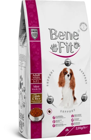 BeneFit Mini Irk Yetişkin Köpek Maması Kuzulu & Pirinçli