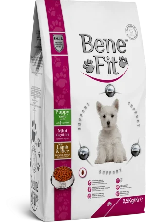 BeneFit Mini Irk Yavru Köpek Maması Kuzulu & Pirinçli